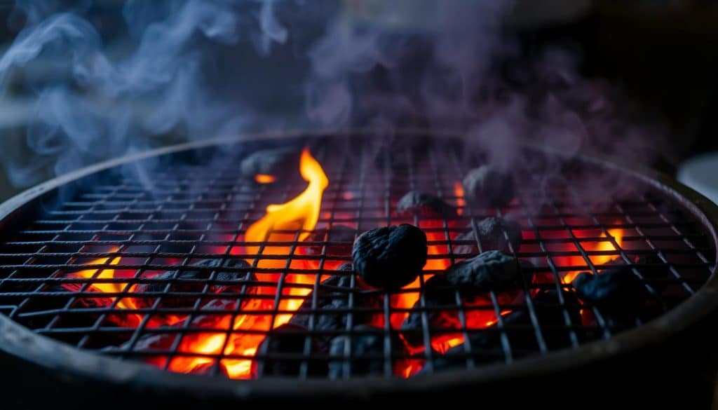 wie heiß wird ein holzkohlegrill