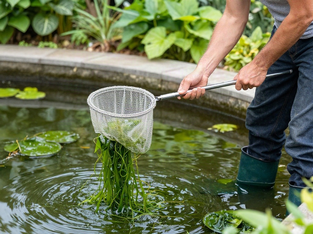 Algen im Gartenteich