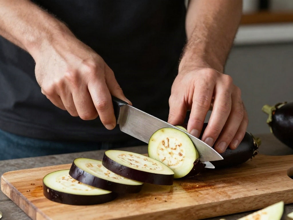 Aubergine grillen