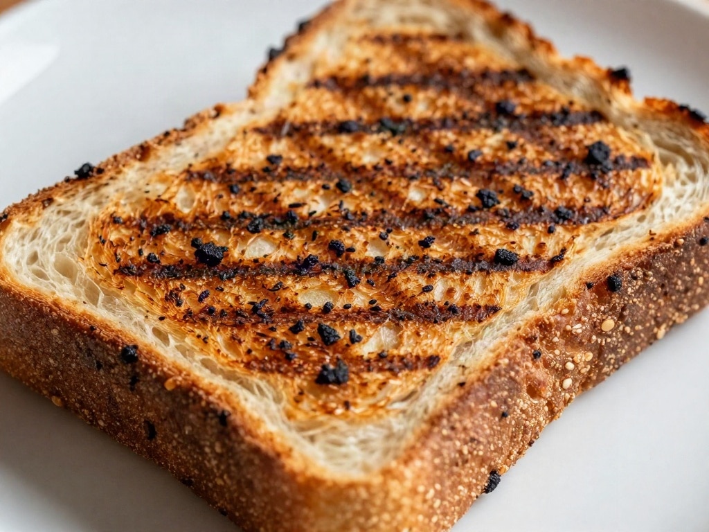 Brot grillen