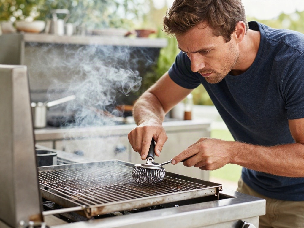Edelstahl Grillrost reinigen