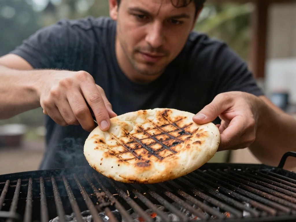 Fladenbrot grillen