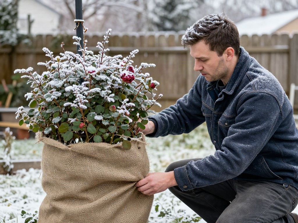 Garten im Dezember
