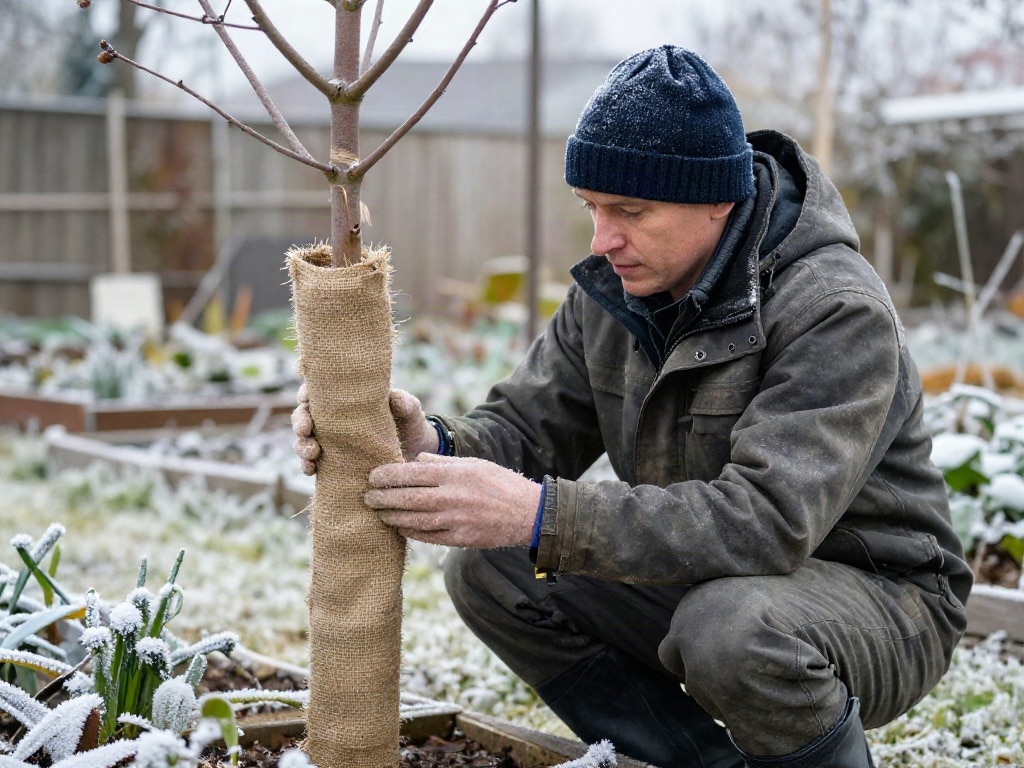 Garten im Januar