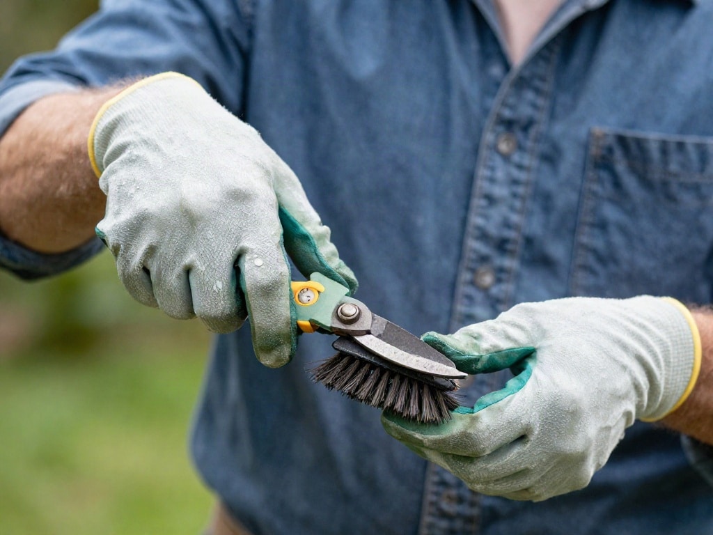 Gartenschere reinigen