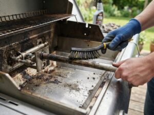 Gasgrill Brenner reinigen
