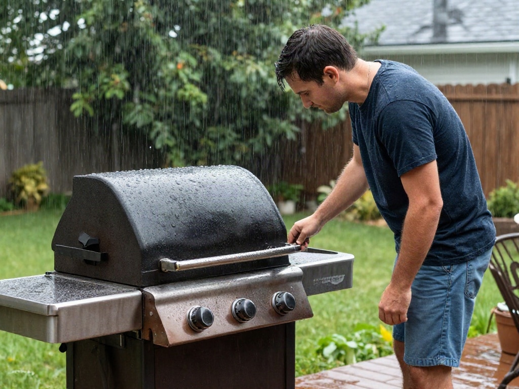 Grill abdecken