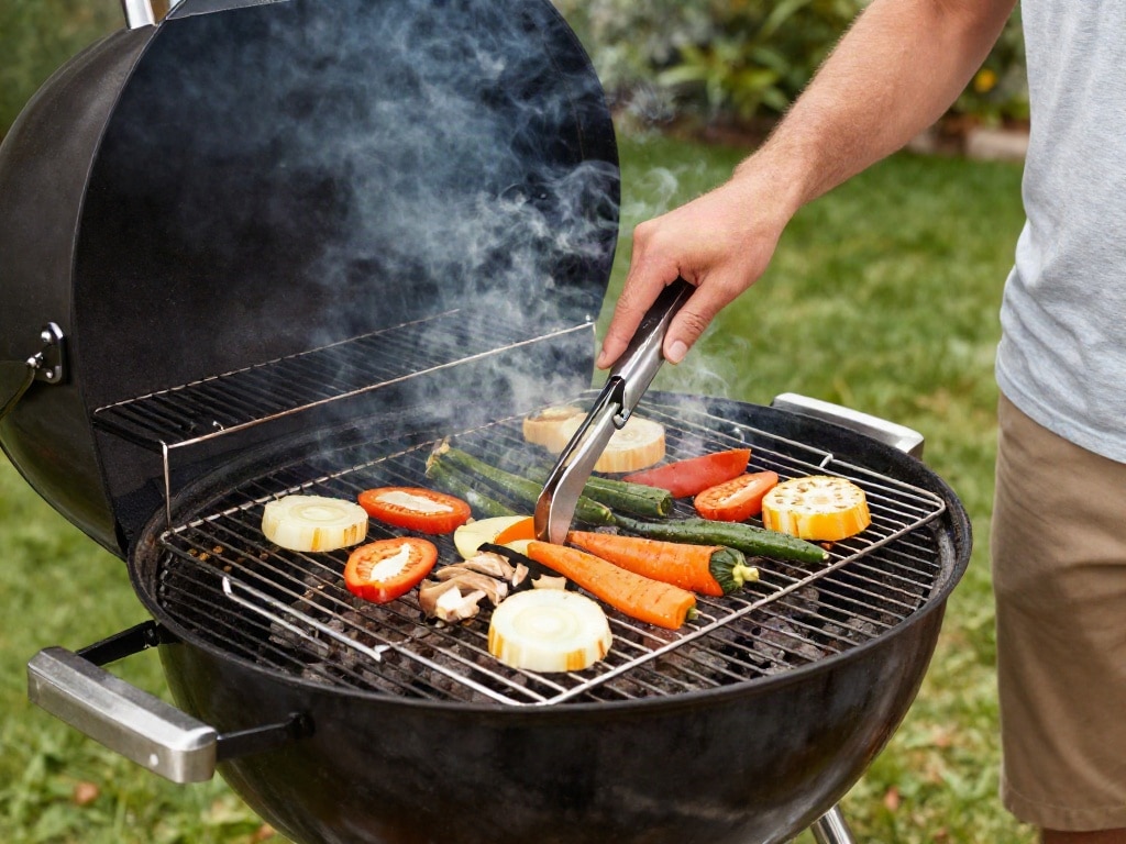 Grillkorb verwenden