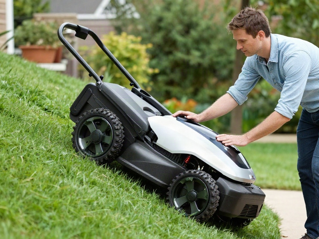 Mähroboter Steigung