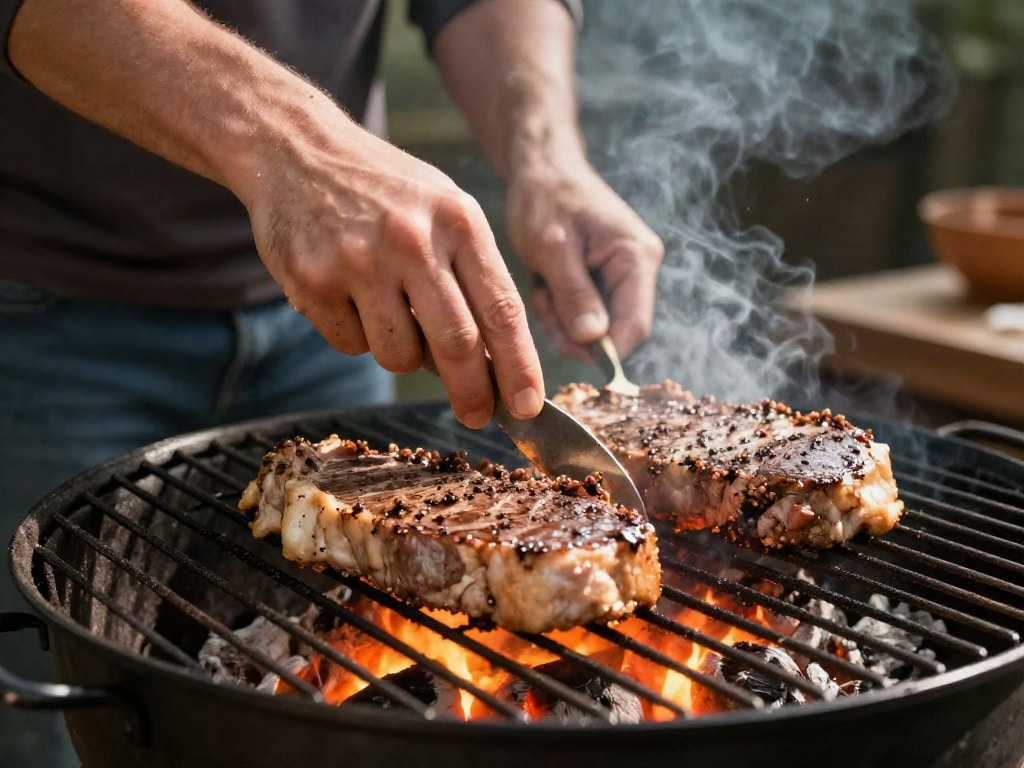 Putensteak grillen