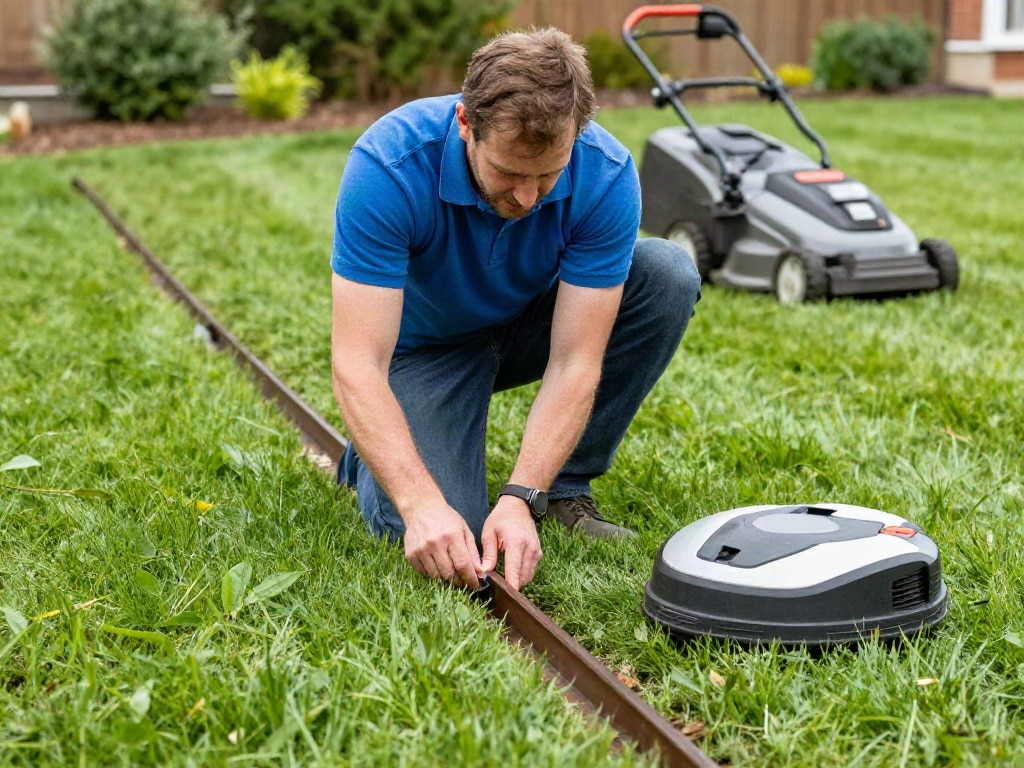 Rasenkanten für Mähroboter