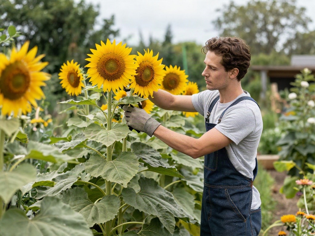 Sonnenblumen pflanzen