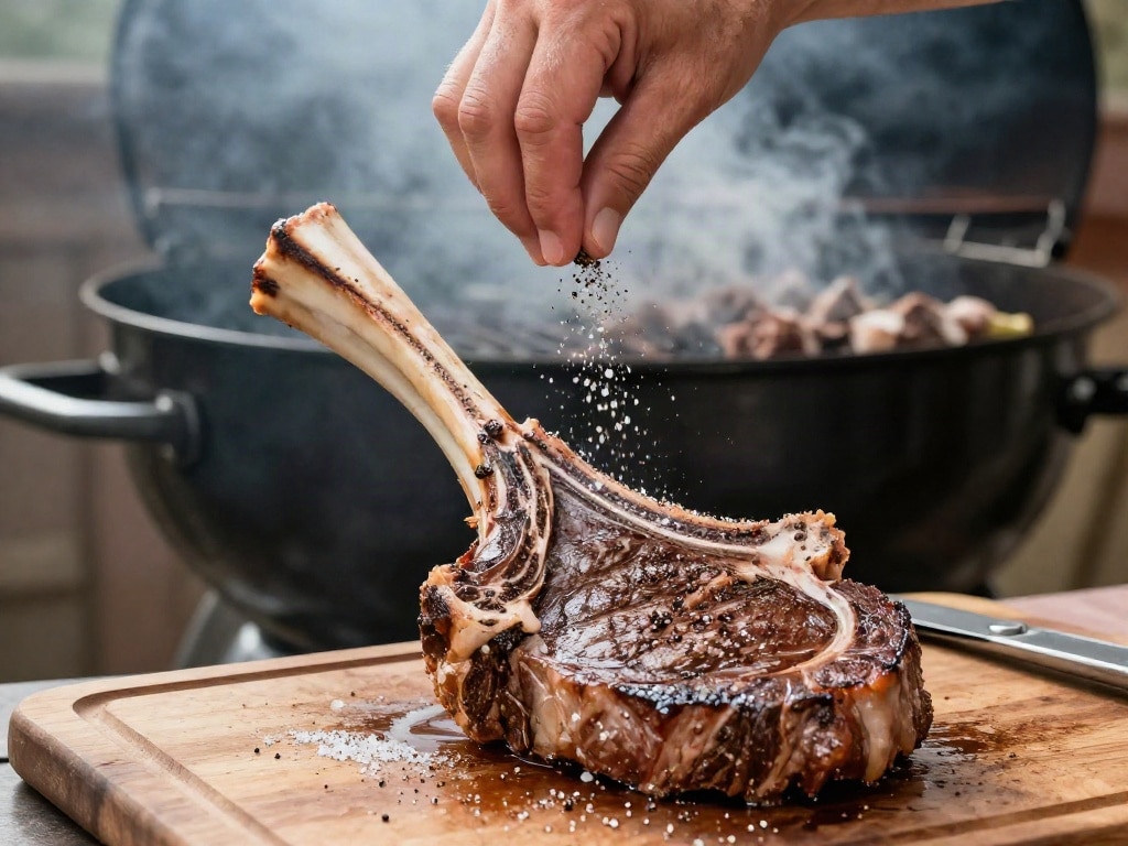Tomahawk Steak grillen