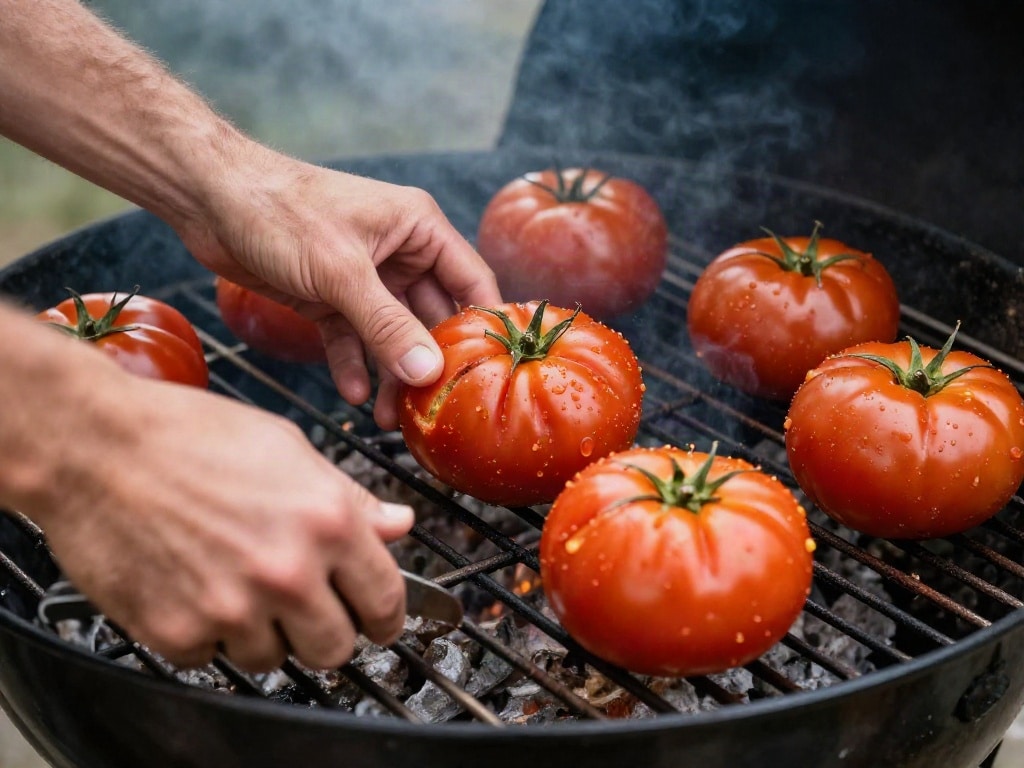 Tomaten grillen