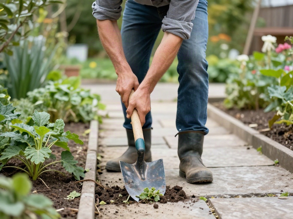 Gartenweg Unkraut